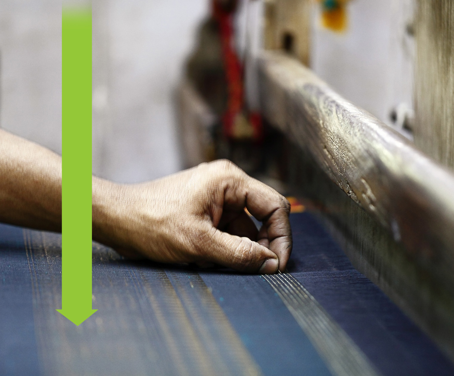 Inside Nandhi Fabrics weaving unit