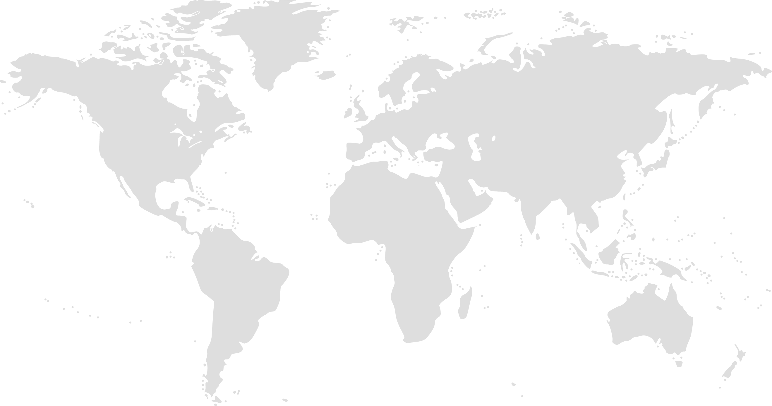 World map showing Nandhi Fabrics export markets